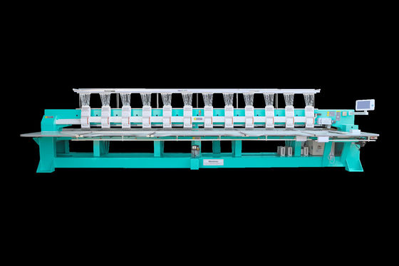 6 Farbe Flachstickmaschine Mehrkopf mit automatischer Trimmerfunktion