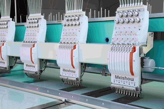 Flat Computer Stickmaschine 20 Kopf 9 Nadeln zum Schneiden Stücke Stickerei