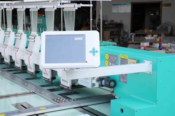 6 Farbe Flachstickmaschine Mehrkopf mit automatischer Trimmerfunktion