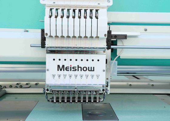 Computerisierte Flachstickmaschine 9 Nadeln Stickmaschine 10 Kopf 1200 RPM
