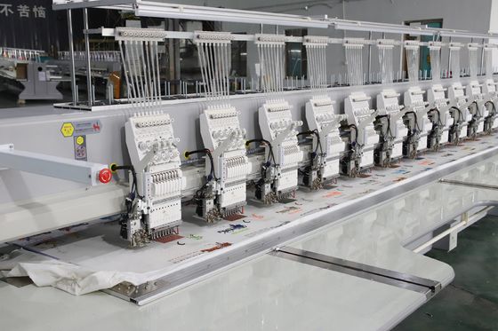 220V 380V Twin Sequin High Speed Stickmaschine 9 Nadel 20 Köpfe