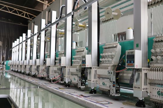 Aluminiumrahmen Laser-Schneider Stickmaschine 20 Kopf Anpassung Bereich