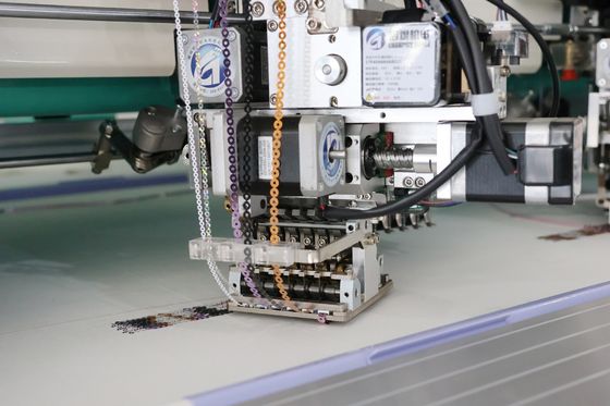 Professionelle computergestützte Stickmaschine 12 Kopf mit Aluminiumrahmen