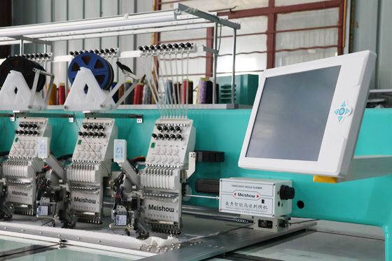 20 Kopf Stickmaschine, Multikolor Stickmaschine 9 Nadeln mit 6 Sequins Gerät