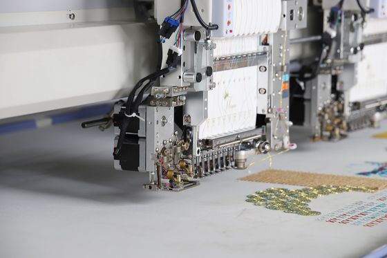 6 Köpfe Computer Stickmaschine 13 Sprachen mit Schnur Stickfunktion