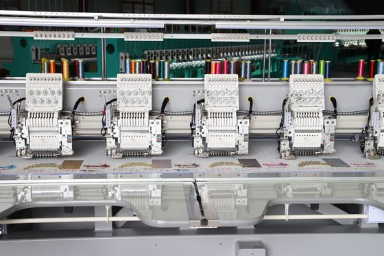Hochgeschwindigkeits- 6 Kopf Computer-Sequin-Brädern-Maschine mit Schnur-Brädern-Funktion