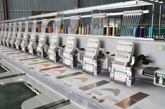 15 Kopf Stickmaschine computerisiert 13 Sprachen Cording Stickmaschine