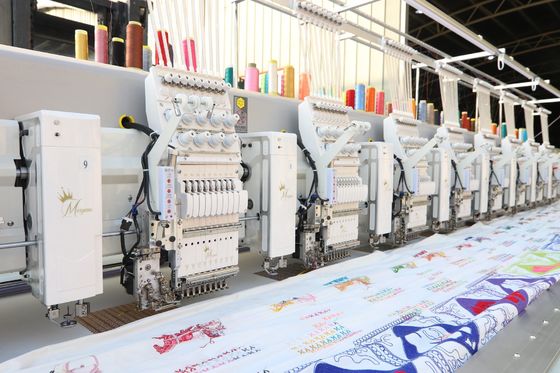 13 Sprachen Sequins Stickmaschine Hochgeschwindigkeitscomputer Stickmaschine
