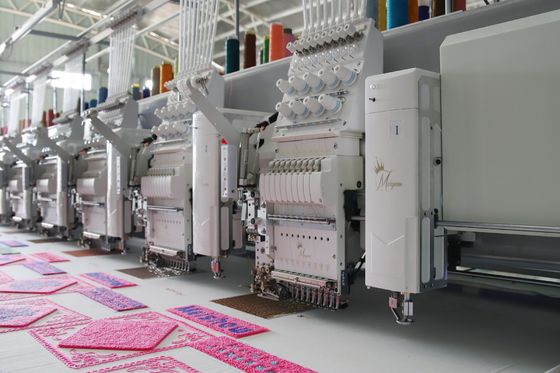 Großflächige Stickmaschine 15 Kopf 9 Nadeln Handtuch Stickmaschine