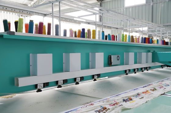 10 Köpfe Einzelsequin Stickmaschine Hochgeschwindigkeitscomputergestützte Stickmaschine