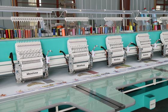 Einzelsequins Stickmaschine 15 Nadeln 12 Köpfe Anpassungsbereich