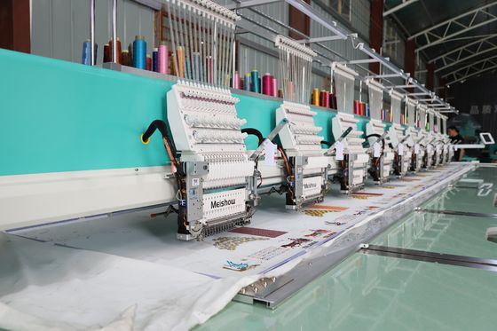 Computer Einzelsequin Stickmaschine 10 Kopf Anpassungsbereich
