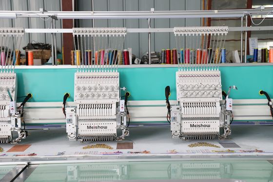 Computermaschine zur Einfach-Sequin-Embroiderie 15 Nadeln 10 Köpfe
