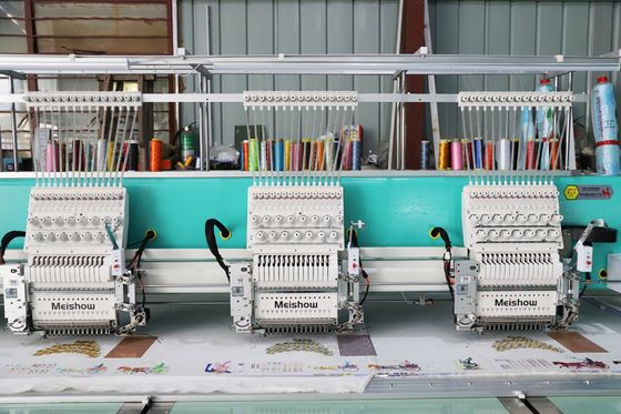 10 Köpfe Einzelsequin Stickmaschine Hochgeschwindigkeitscomputergestützte Stickmaschine
