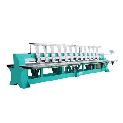 9 Nadeln 18 Kopf Flachstickmaschine Hochgeschwindigkeit mit Titan-Haken
