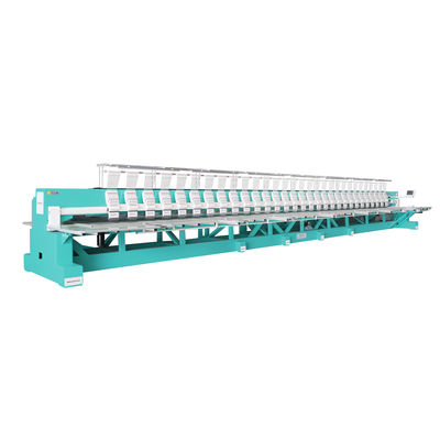 30 Köpfe 9 Nadeln Flachstickmaschine mit Doppel Cam Single Reciprocator