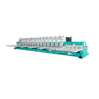 Automatische Computerlaserschneidende Stickmaschine 15 Köpfe