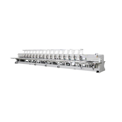 15 Köpfe Schnur Stickmaschine 9 Nadeln Computerisierte Twin Sequin Stickmaschine