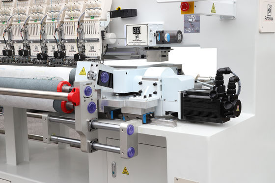 10 Köpfe Quilting Stickmaschine 6 Nadeln mit Sequin Funktion