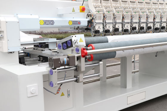 10 Köpfe Quilting Stickmaschine 6 Nadeln mit Sequin Funktion