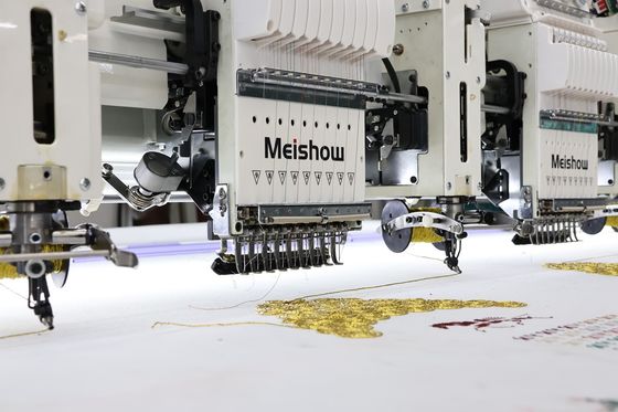 12 Köpfe Mischband Stickerei Computermaschine Hochgeschwindigkeit
