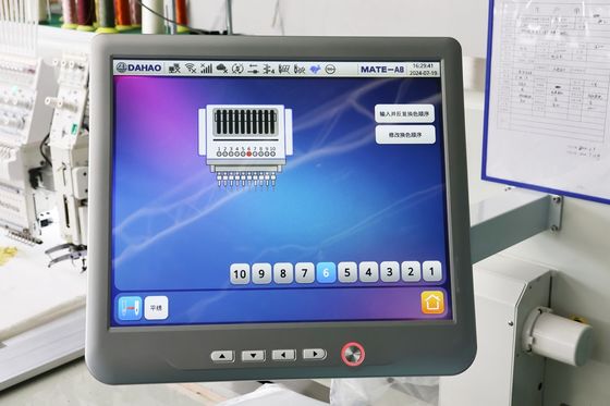 12 Köpfe Mischband Stickerei Computermaschine Hochgeschwindigkeit