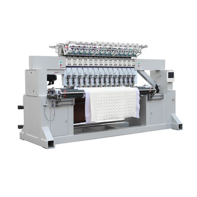 28 Nadeln Doppelseitige Quilting Stickmaschine mit Schnur Stickerei
