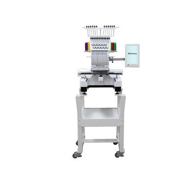 Computergestützte 12 Nadel Einkopf Stickmaschine 12 Farbe
